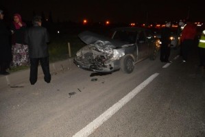 YURTTAŞLAR KAVŞAĞI’NDA TRAFİK KAZASI: 1 YARALI