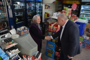 SERDAR BERK, YENİ ŞAKRAN ESNAFINI ZİYARET ETTİ