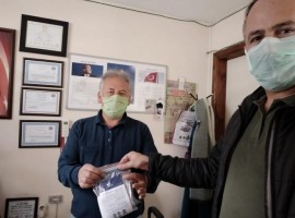 BÜYÜKŞEHİR’DEN MUHTARLARA HİJYEN PAKETİ