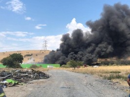 HURDALIK ALANDA YANGIN