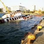 Batık vapur Aliağa'ya taşınacak