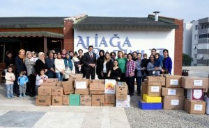 ALİAĞALI KADINLARDAN AFRİN’DEKİ MEHMETÇİK’E DESTEK