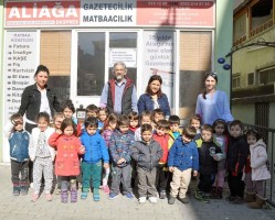 MİNİKLER GAZETECİLİĞİ ÖĞRENDİ