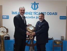 TAMER KIRAN’DAN ALİAĞA DENİZ TİCARET ODASI’NA ZİYARET