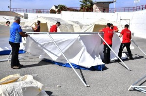 GÖNÜLLÜLER DOĞAL AFETLERE HAZIRLANIYOR