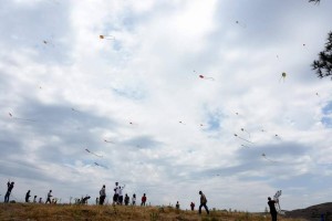 UÇURTMALAR ÇALTILIDERE SEMALARINI SÜSLEDİ