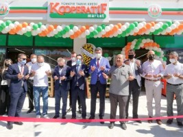 TARIM KREDİ KOOPERATİFİ MARKETİ AÇILDI