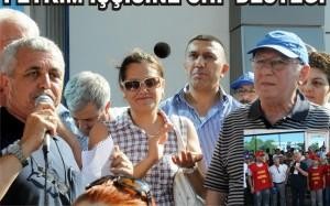 PETKİM İŞÇİSİNE CHP DESTEĞİ