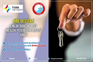 SORUMLU EMLAK DANIŞMANI SINAVLARI DEVAM EDİYOR