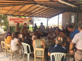 Çıtaklılar cüruf depolama tesisi istemiyor