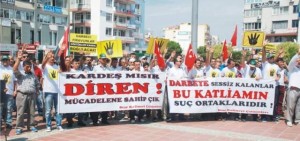 ALİAĞA’DAN MISIR HALKINA DESTEK