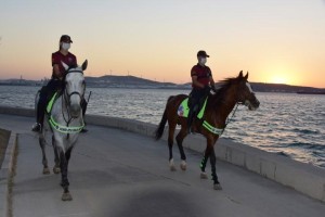 ATLI POLİSLER GÖREVE BAŞLADI