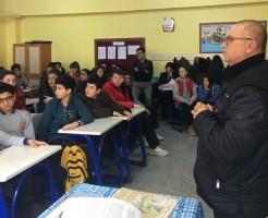 ÖĞRENCİLERE MİLLİ BİLİNÇ VE TARİH ANLATILDI