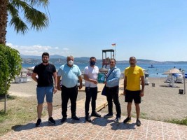 POLİS PLAJI’NA MAVİ BAYRAK GELİYOR