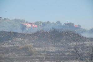 GEMİ SÖKÜM BÖLGESİ’NDE YANGIN PANİĞİ