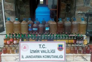 474 LİTRE SAHTE ŞARAP ELE GEÇİRİLDİ