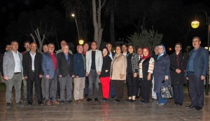 AYDIN ŞİMŞEK, MUHTARLARLA YEMEKTE BULUŞTU