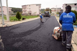 ASFALT ÇALIŞMALARI SÜRÜYOR