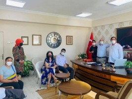 ÖZEL ÖĞRENCİLERDEN AKYÜZ’E ZİYARET