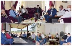 ŞEHİT AİLELERİ ZİYARET EDİLDİ