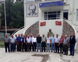 MUHTARLARDAN YENİ JANDARMA KOMUTANINA ZİYARET