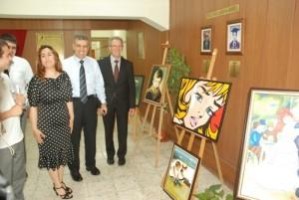 Öğrenciler  hünerlerini sergiliyor