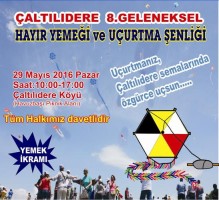 ÇALTILIDERE'DE UÇURTMA ŞENLİĞİ