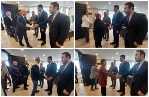 Protokol bayramlaştı