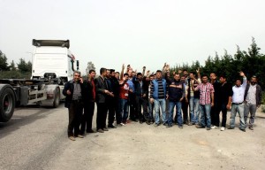 KAMYONCULAR İSYANDA