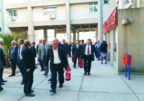 HÜKÜMET KONAĞI’NDA YANGIN TATBİKAT YAPILDI