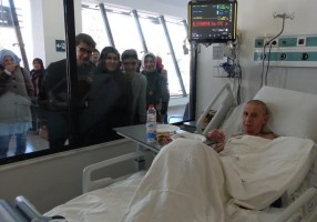 VÜCUDUNDAKİ YÜZDE 80 ORANINDA YANIKLA HAYATA TUTUNDU