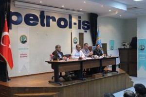 SENDİKA ÜYESİ İŞÇİLERLE TOPLANTI