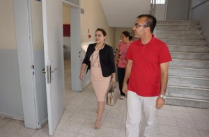 YENİ MÜDÜR, HAZIRLIKLARI İNCELEDİ