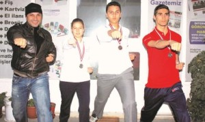 Genç sporculardan 3 madalya birden