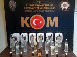 EMNİYETTEN KAÇAK ALKOL OPERASYONU