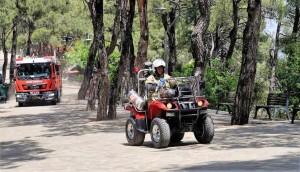 İTFAİYE ALARMA GEÇTİ