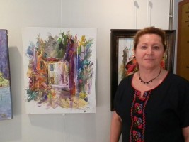 ANKARALI RESSAM ESERLERİNİ FOÇA’DA SERGİLEDİ