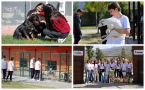 Sevimli dostların misafiri oldular