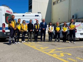 BELEDİYENİN AMBULANS SERVİSİ İZMİR’DE BİRİNCİ