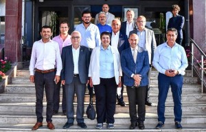 CHP’NİN EGE İL BAŞKANLARI SOYER’İ ZİYARET ETTİ