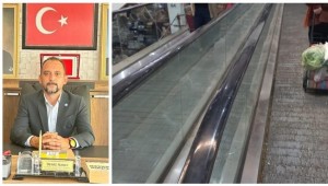 Yürüyen değil, yürüten merdiven!