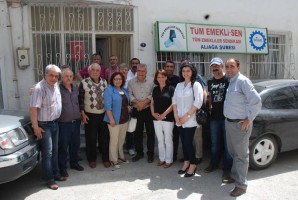 HDP'DEN EMEKLİLERE ZİYARET