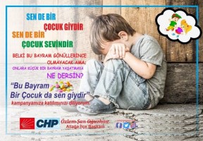 CHP BAYRAMDA ÇOCUKLARI SEVİNDİRECEK