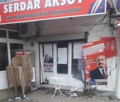 BU DEFA SEÇİM OFİSİNE SALDIRDILAR