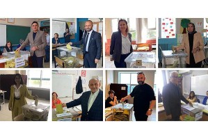 Aliağalılar sandık başına gitti