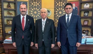 BAHÇELİ İLE BAYRAMLAŞTI