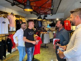 YENİDEN REFAH ESNAF GEZİLERİNE DEVAM EDİYOR