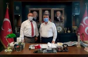 KONGRE ÖNCESİ ŞAHİN İLE GÖRÜŞTÜ