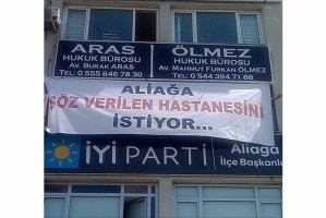 “Aliağa söz verilen hastanesini istiyor”