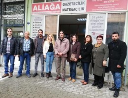 İYİ PARTİ’DEN ALİAĞA EKSPRES’E ZİYARET